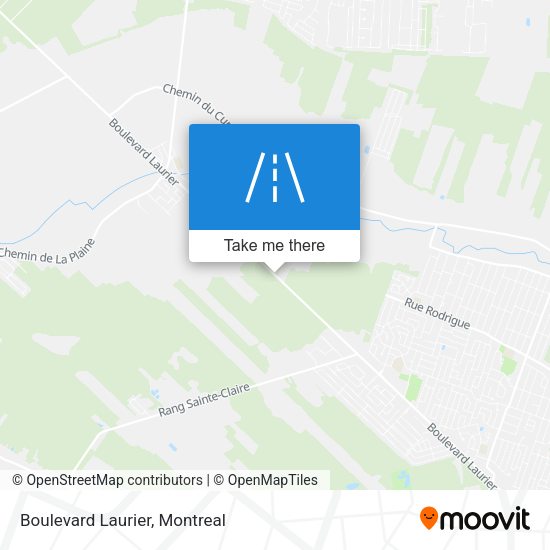 Boulevard Laurier map