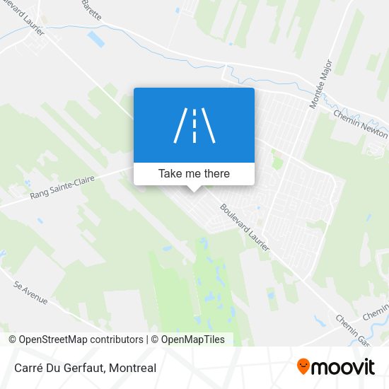 Carré Du Gerfaut map