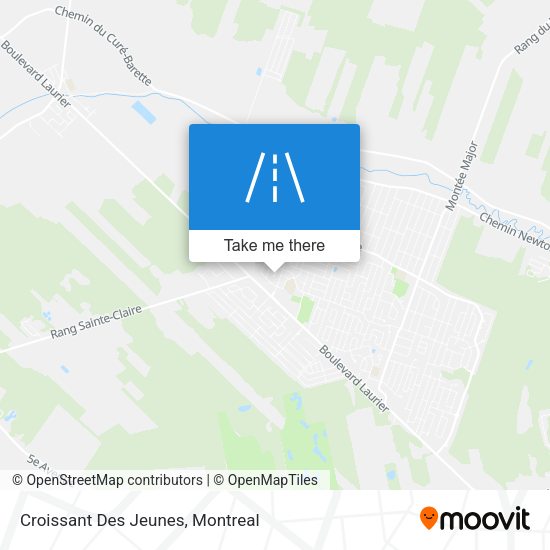 Croissant Des Jeunes map