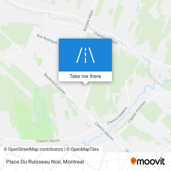Place Du Ruisseau Noir map
