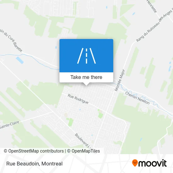 Rue Beaudoin map