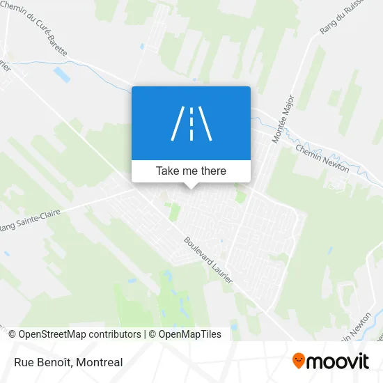 Rue Benoît map
