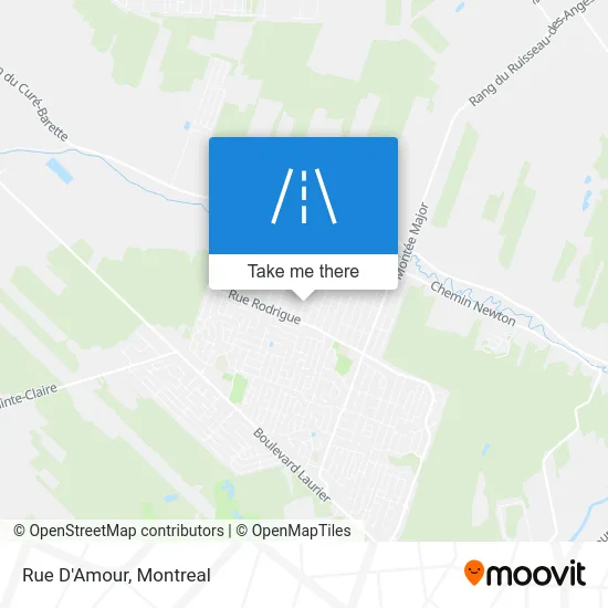 Rue D'Amour map