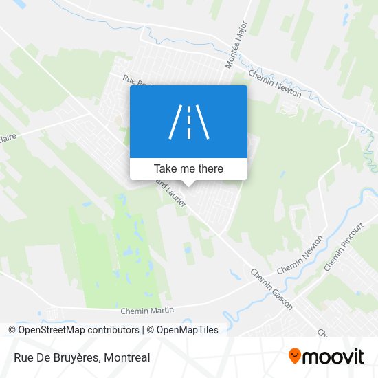 Rue De Bruyères map