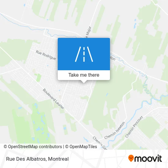 Rue Des Albatros map