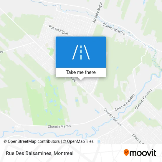 Rue Des Balsamines map