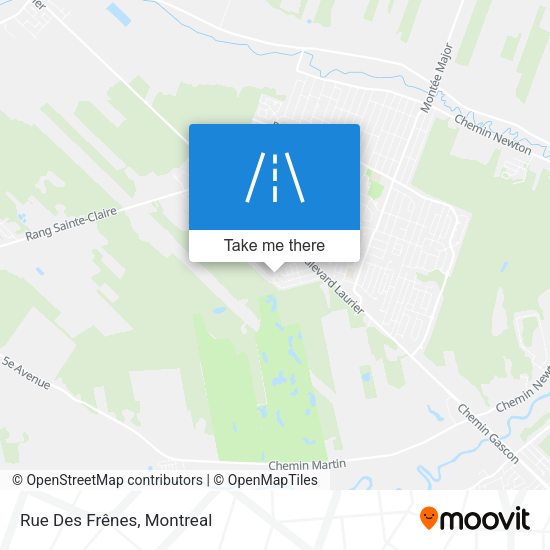 Rue Des Frênes map