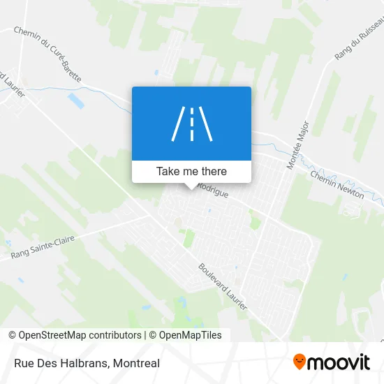 Rue Des Halbrans map