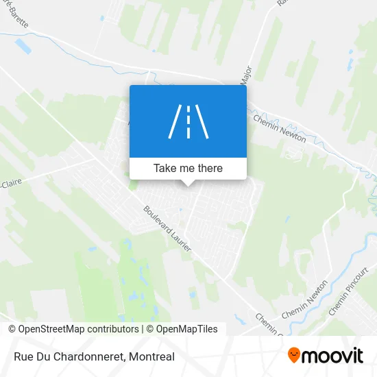 Rue Du Chardonneret map