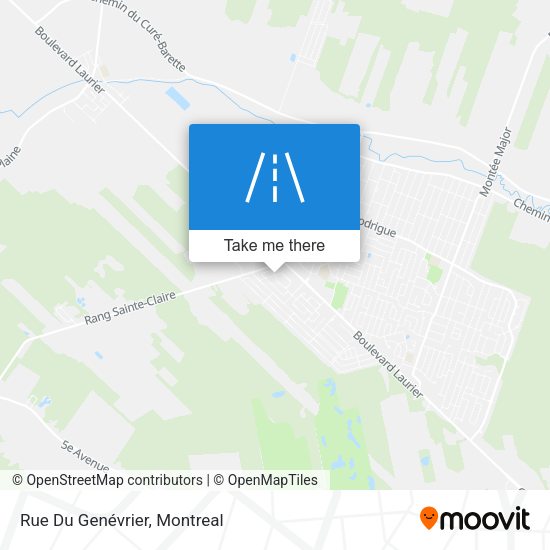 Rue Du Genévrier map