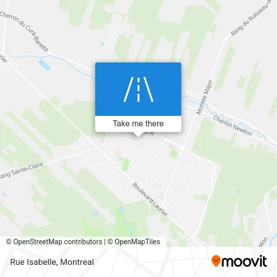 Rue Isabelle map