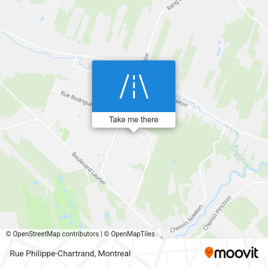 Rue Philippe-Chartrand map