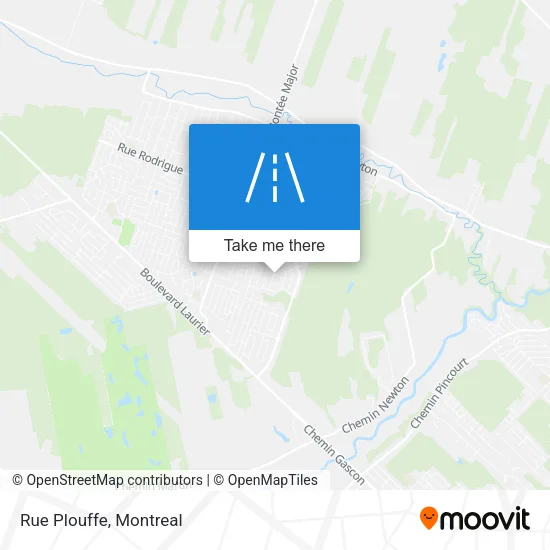 Rue Plouffe map
