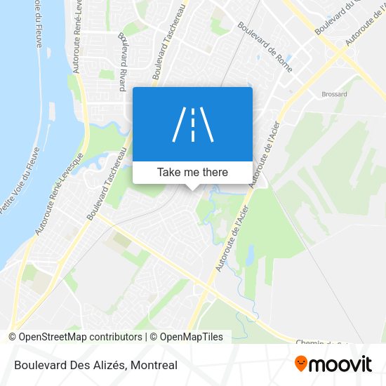 Boulevard Des Alizés map
