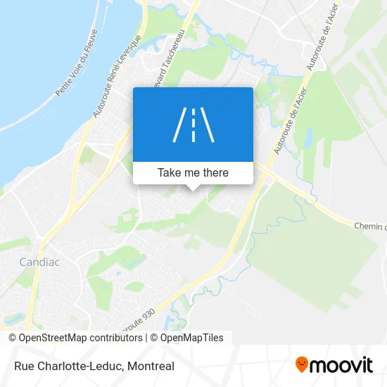 Rue Charlotte-Leduc map