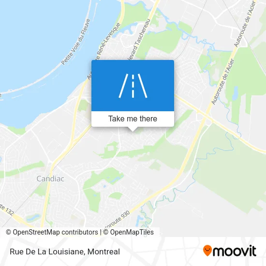 Rue De La Louisiane map
