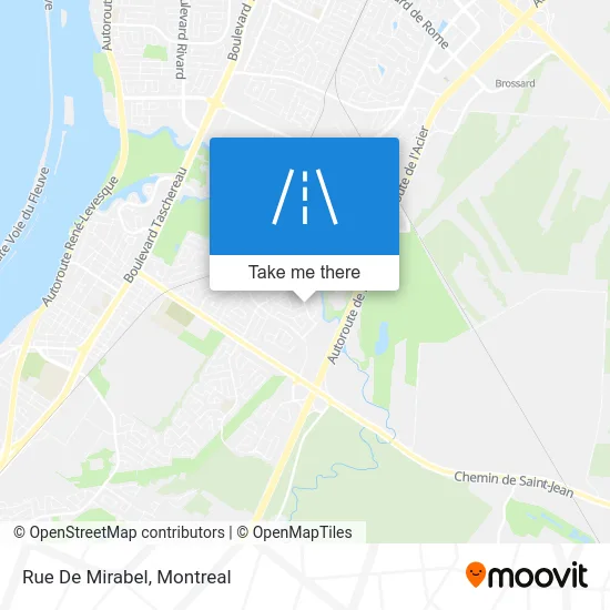 Rue De Mirabel map