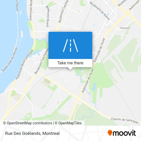 Rue Des Goélands map