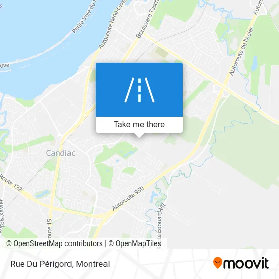 Rue Du Périgord map