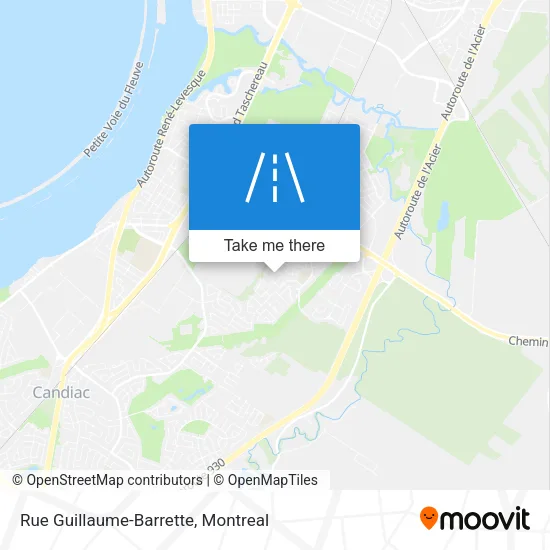 Rue Guillaume-Barrette map