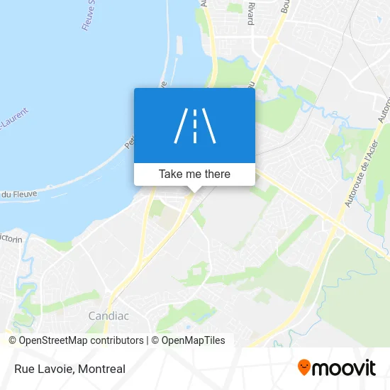 Rue Lavoie map
