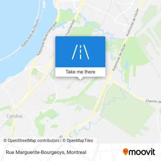 Rue Marguerite-Bourgeoys map