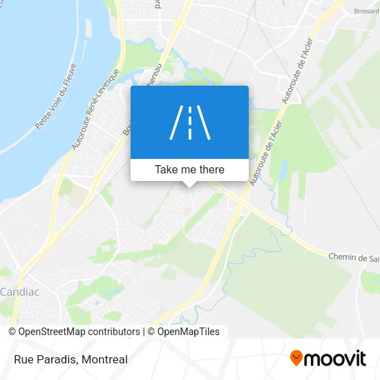Rue Paradis map