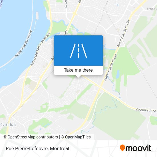 Rue Pierre-Lefebvre map