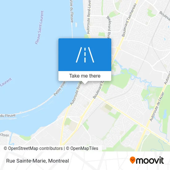 Rue Sainte-Marie map