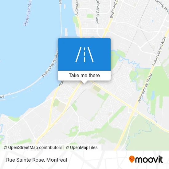 Rue Sainte-Rose map