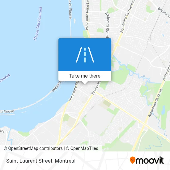 Rue Saint-Laurent map