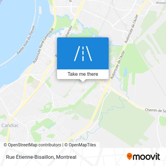 Rue Étienne-Bisaillon map