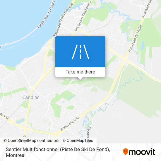 Sentier Multifonctionnel (Piste De Ski De Fond) map