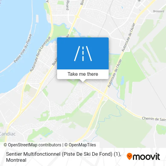 Sentier Multifonctionnel (Piste De Ski De Fond) (1) map
