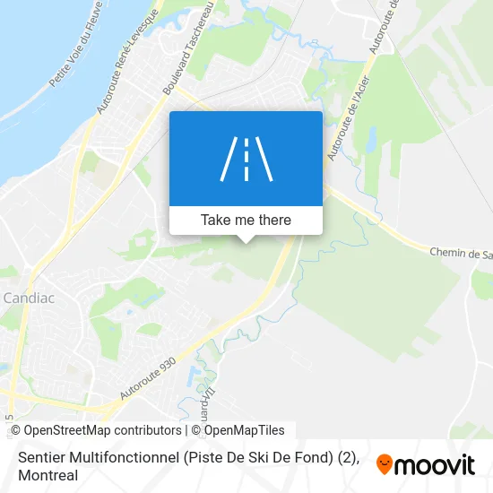 Sentier Multifonctionnel (Piste De Ski De Fond) (2) map