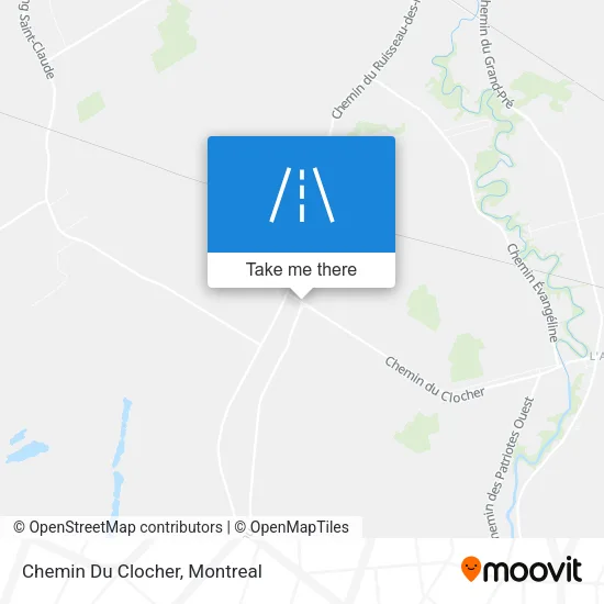 Chemin Du Clocher map