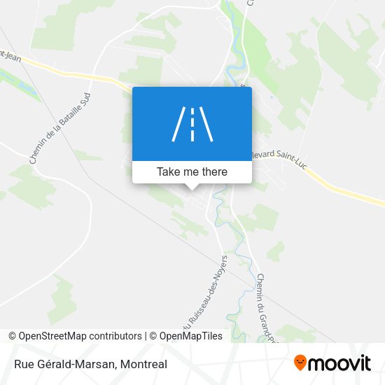 Rue Gérald-Marsan map