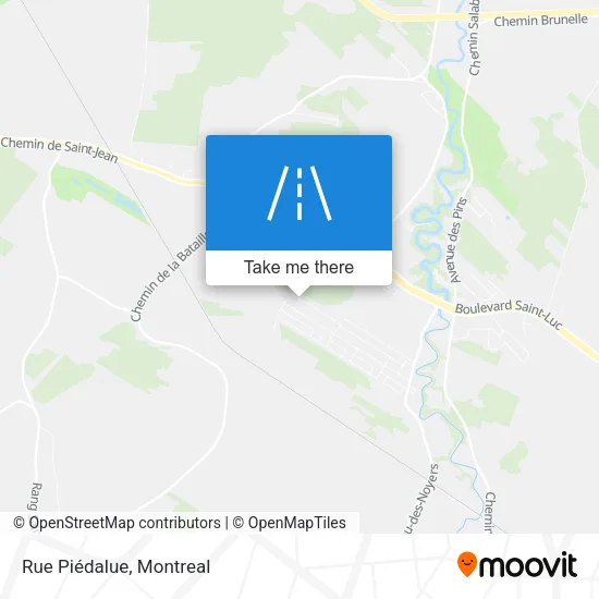 Rue Piédalue map