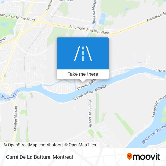 Carré De La Batture map