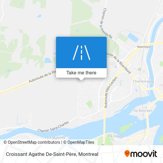 Croissant Agathe De-Saint-Père map