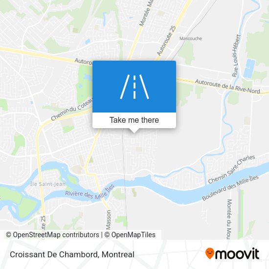 Croissant De Chambord map