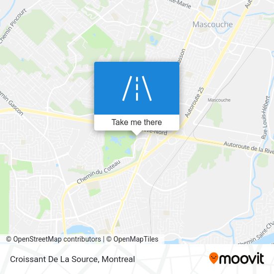 Croissant De La Source map