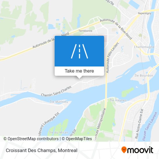 Croissant Des Champs map