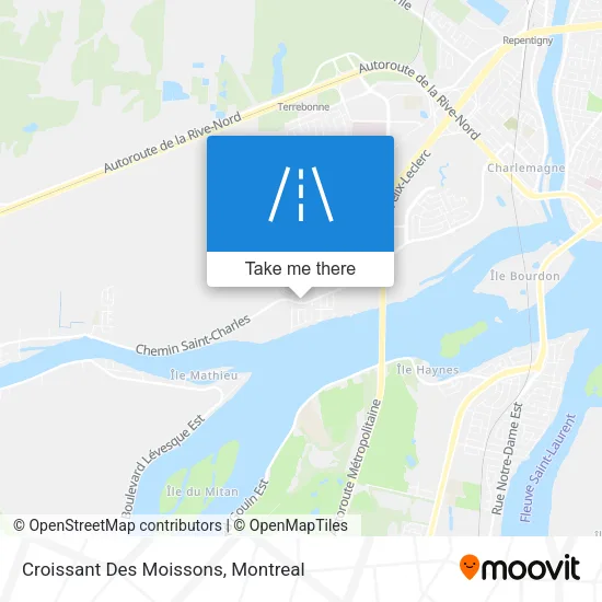Croissant Des Moissons map