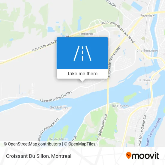 Croissant Du Sillon map