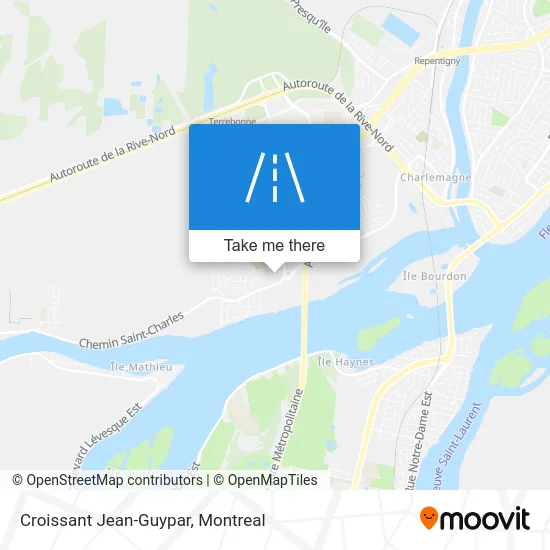 Croissant Jean-Guypar map