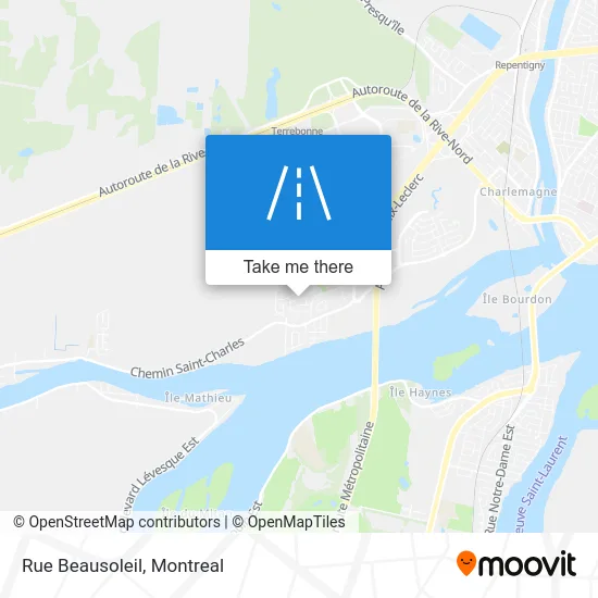 Rue Beausoleil map