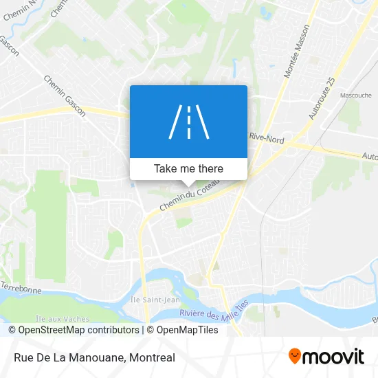 Rue De La Manouane map