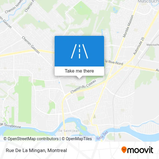 Rue De La Mingan map