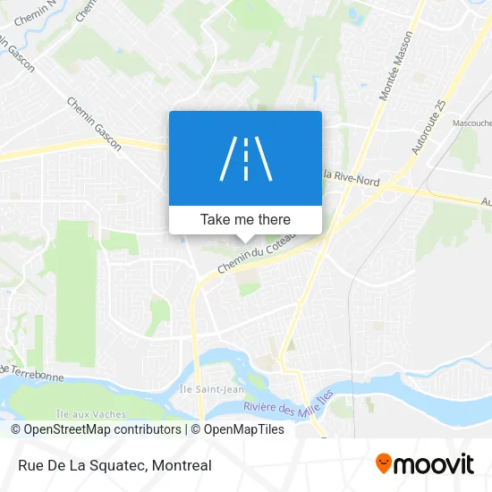Rue De La Squatec map